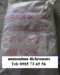 amoni dicromat, (NH4)2Cr2O7