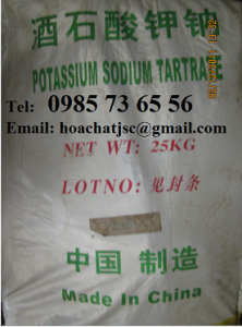 bán Potassium sodium tartrate, bán Kali Natri Tactrat, bán KNaC4H4O6.4H2O