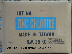 Kẽm clorua, ZnCl2