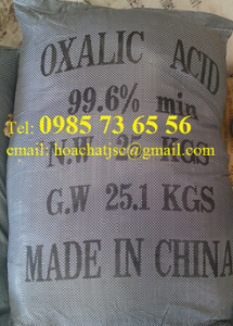 oxalic acid, C2H2O4