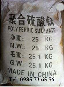 bán polyme sắt sunphat, bán Polymeric Ferric Sulfate, bán PFS, bán Poly ferric sulfate, bán Polymeric Iron Sulfate