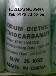bán Sodium diethyldithiocarbamate, bán natri dietyldithiocacbamat, bán (C2H5)2NCSSNa