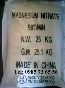 Magie nitrat, Magnesium nitrate, Mg(NO3)2