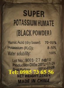 Kali humat, Potassium Humate, C9H8K2O4