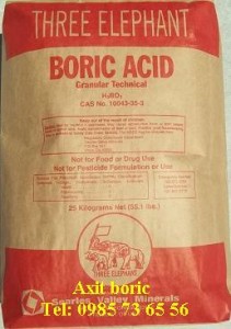 Axit boric, H3BO3
